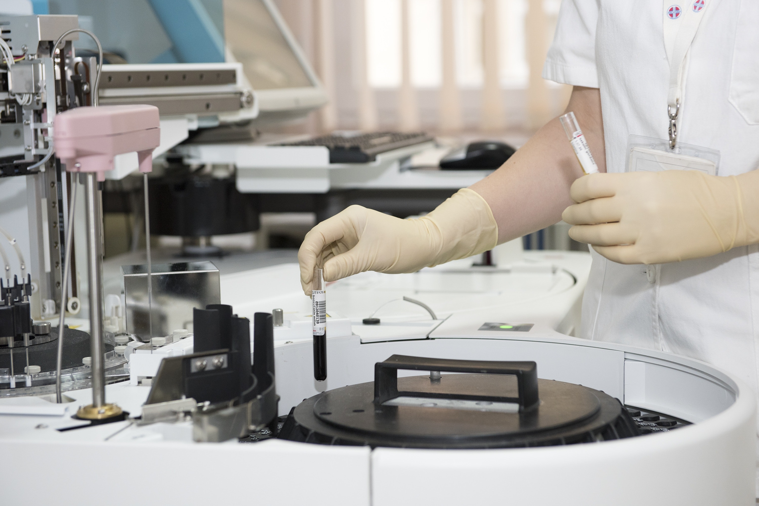 Centrifuge in lab